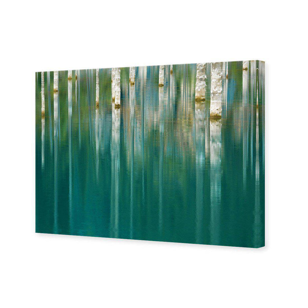 Ghostly Forest Reflections Canvas Art