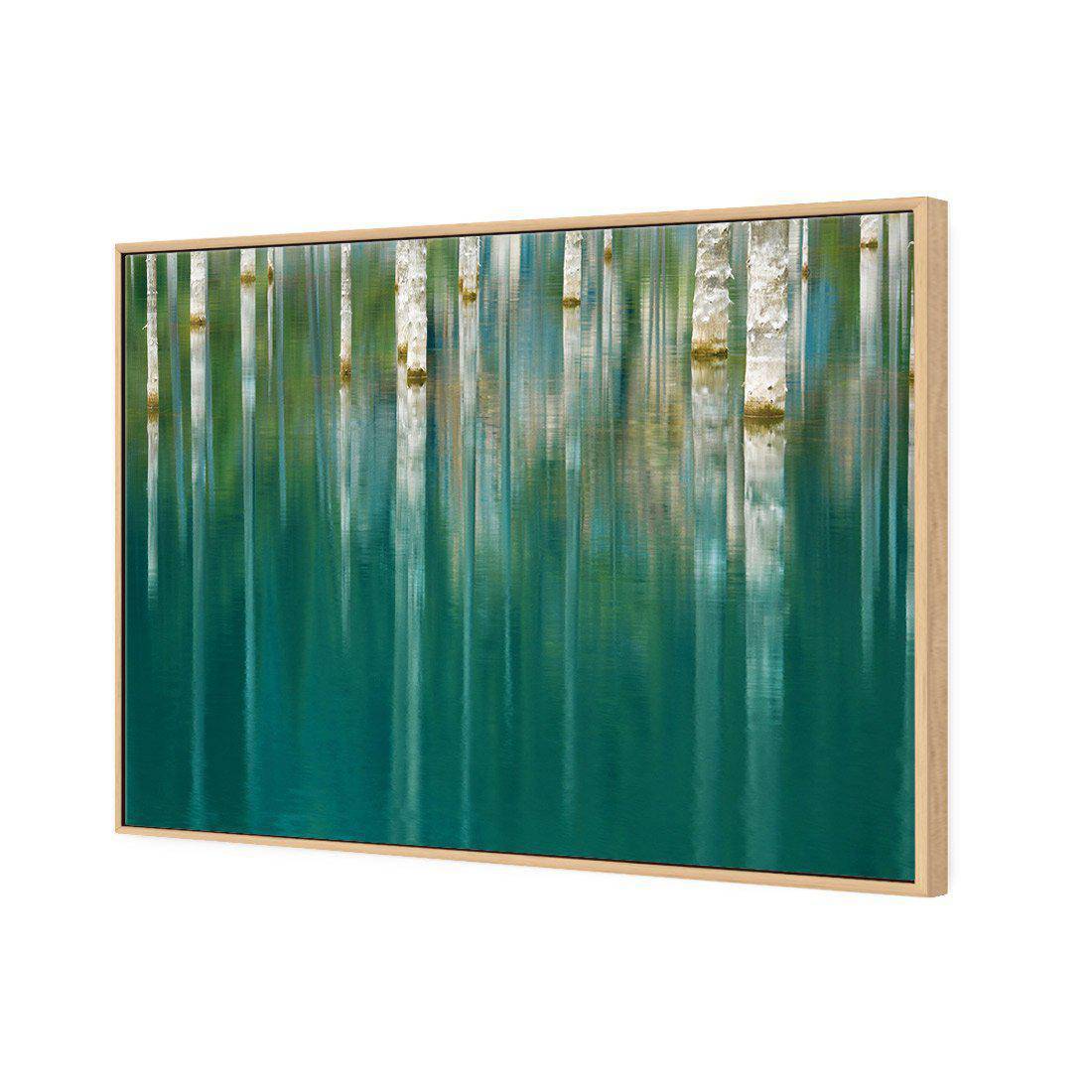 Ghostly Forest Reflections Canvas Art