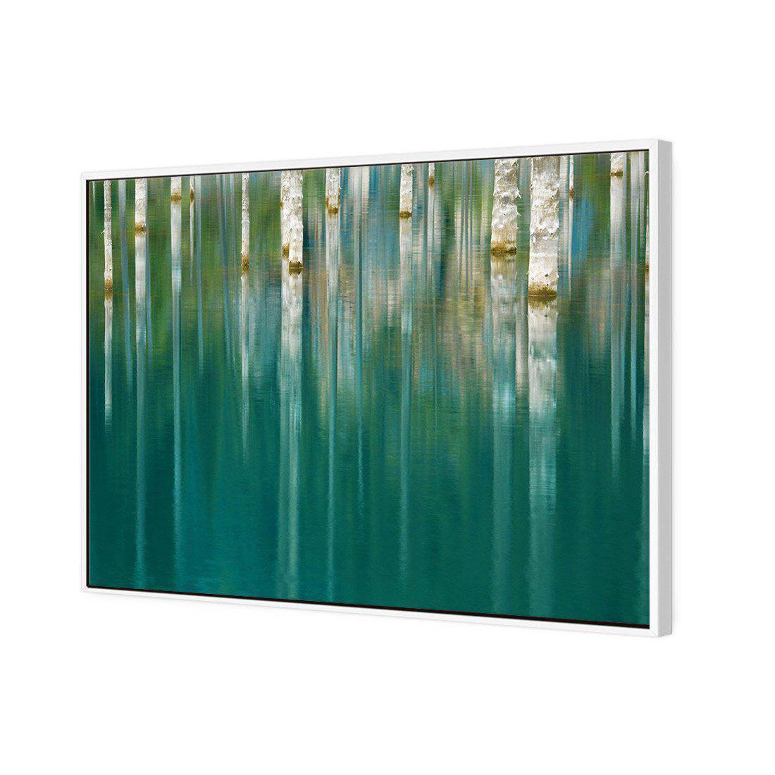 Ghostly Forest Reflections Canvas Art