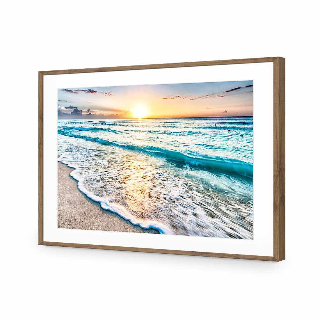 Glimmering Sunrise Acrylic Print Art