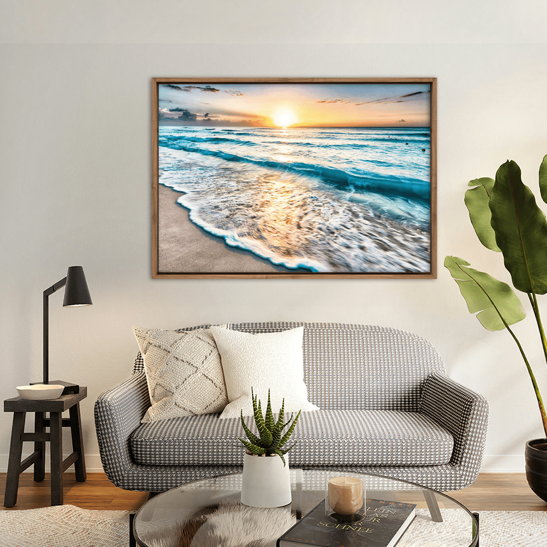 Glimmering Sunrise Acrylic Print Art