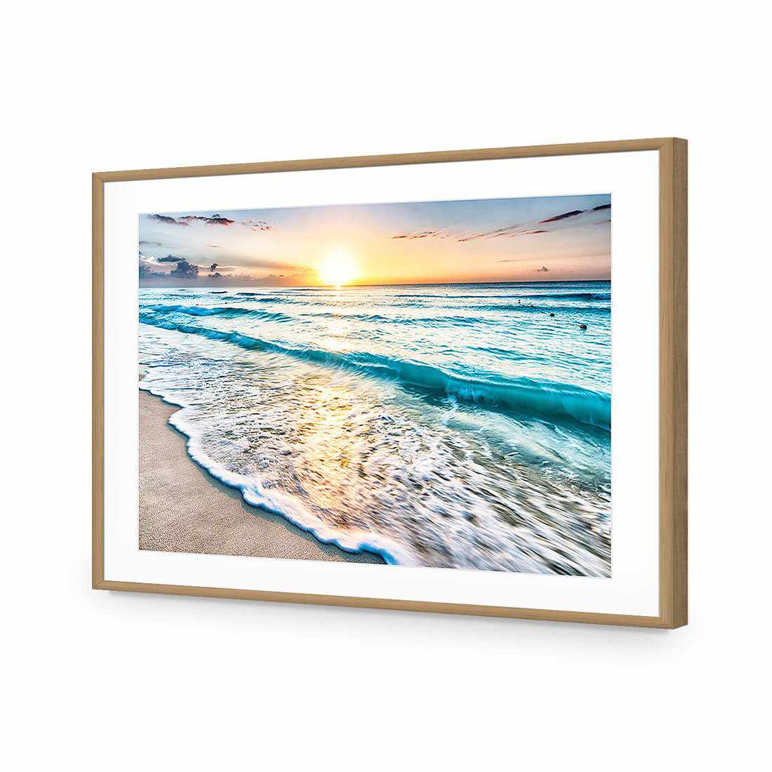 Glimmering Sunrise Acrylic Print Art