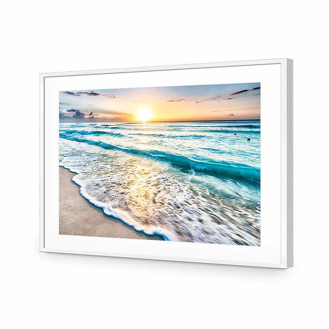 Glimmering Sunrise Acrylic Print Art
