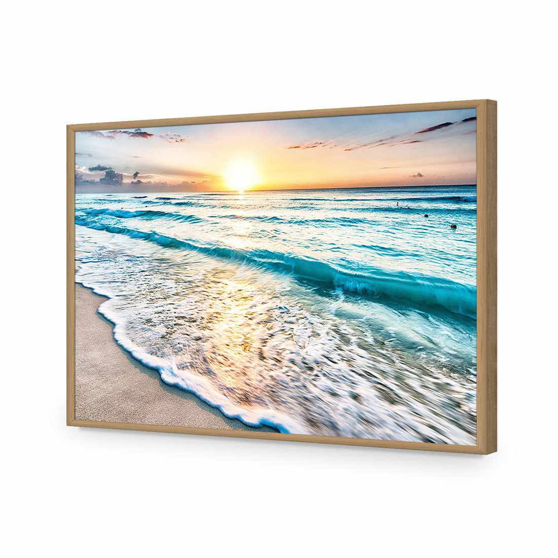 Glimmering Sunrise Acrylic Print Art