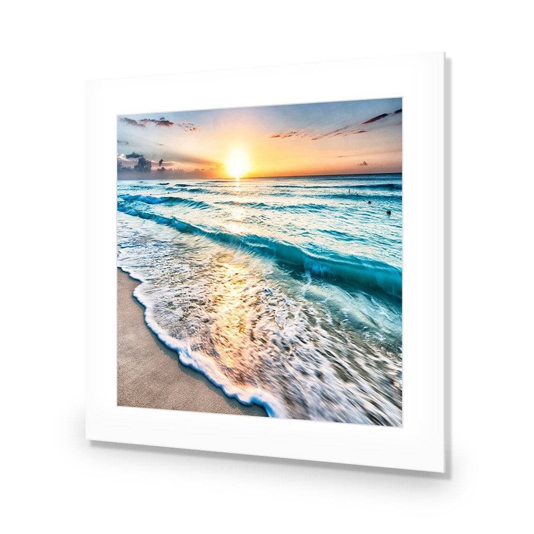 Glimmering Sunrise, Square Acrylic Print Art