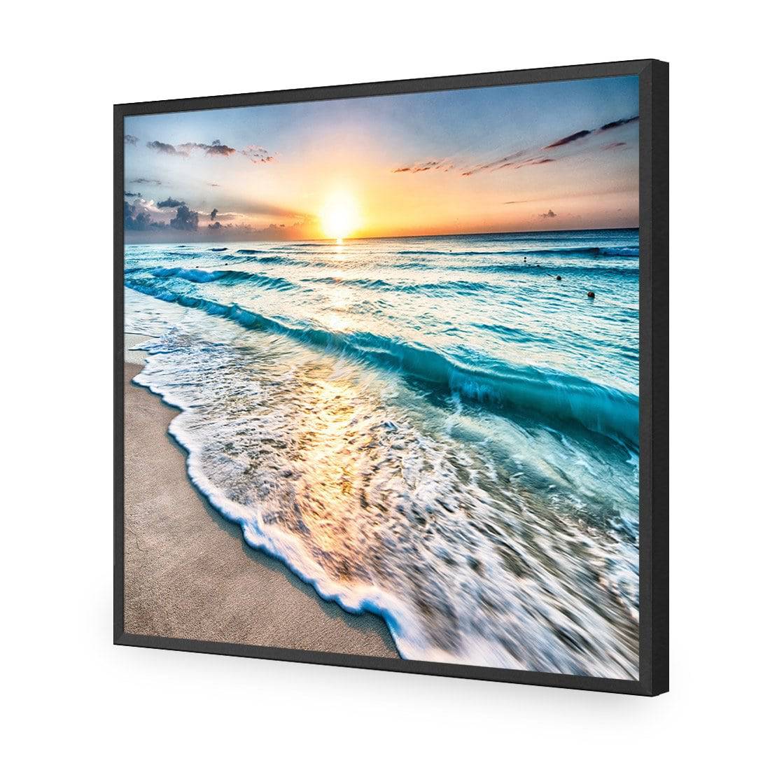 Glimmering Sunrise, Square Acrylic Print Art