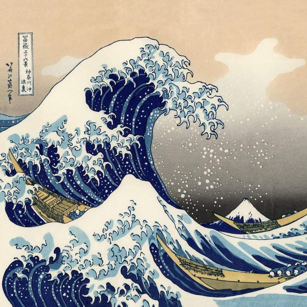 Great Wave off Kanagawa (square) By Hokusai