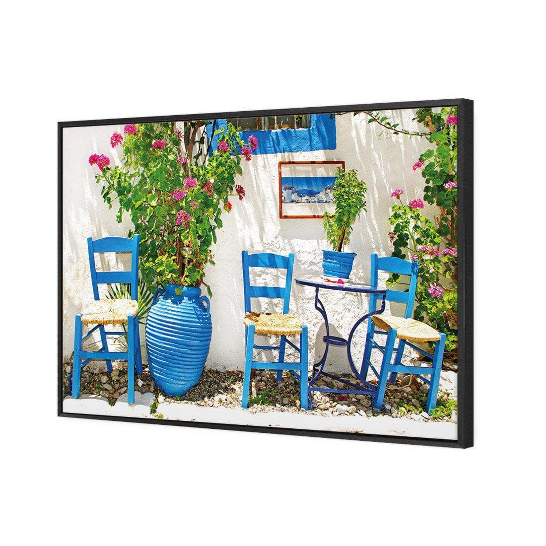 Greek Chairs Canvas Art