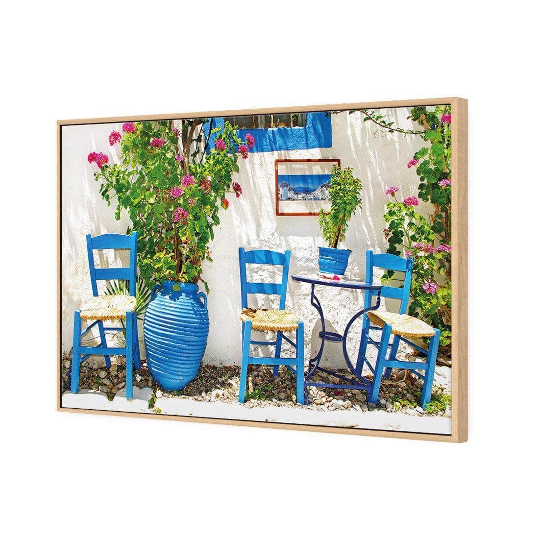 Greek Chairs Canvas Art