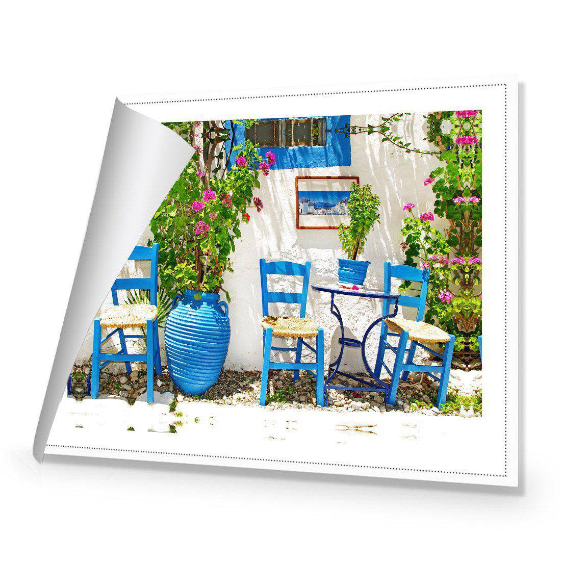Greek Chairs Canvas Art