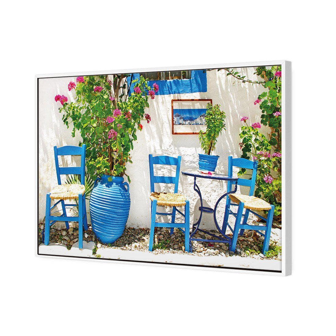 Greek Chairs Canvas Art
