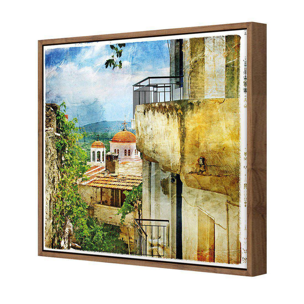 Greek Monastery Canvas Art