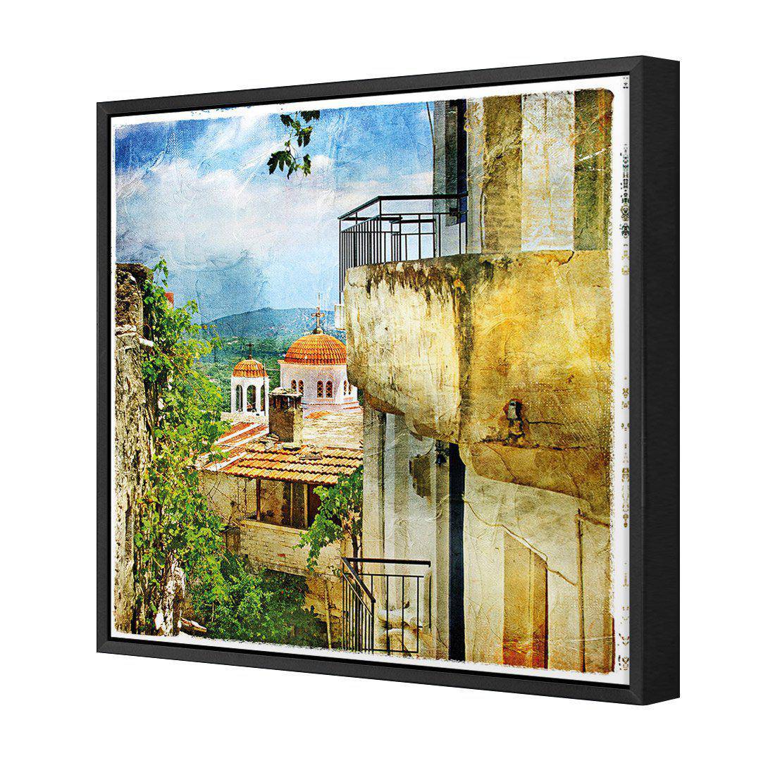 Greek Monastery Canvas Art