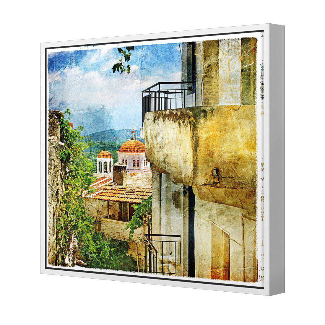 Greek Monastery Canvas Art