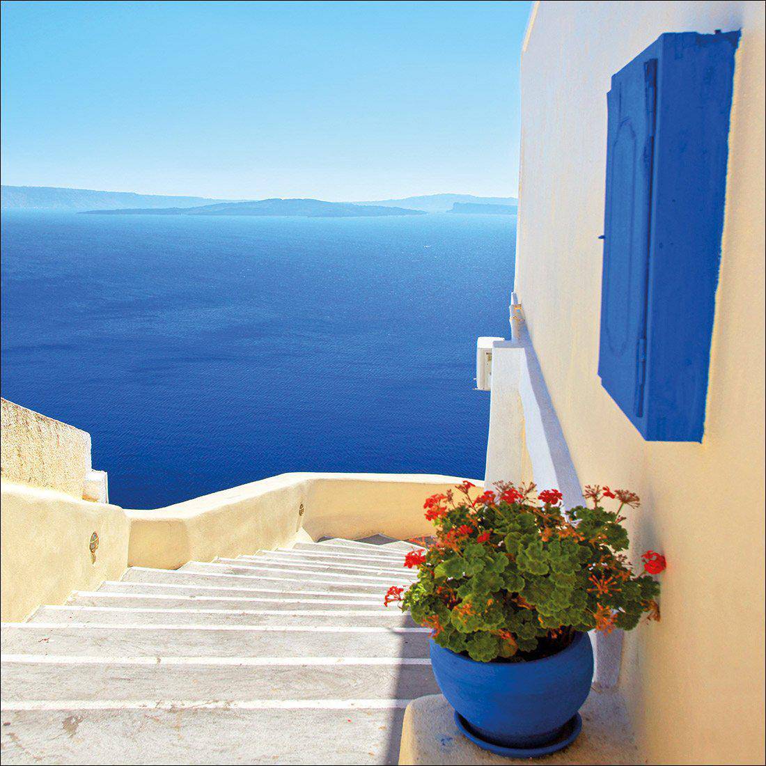 Greek Steps Canvas Art