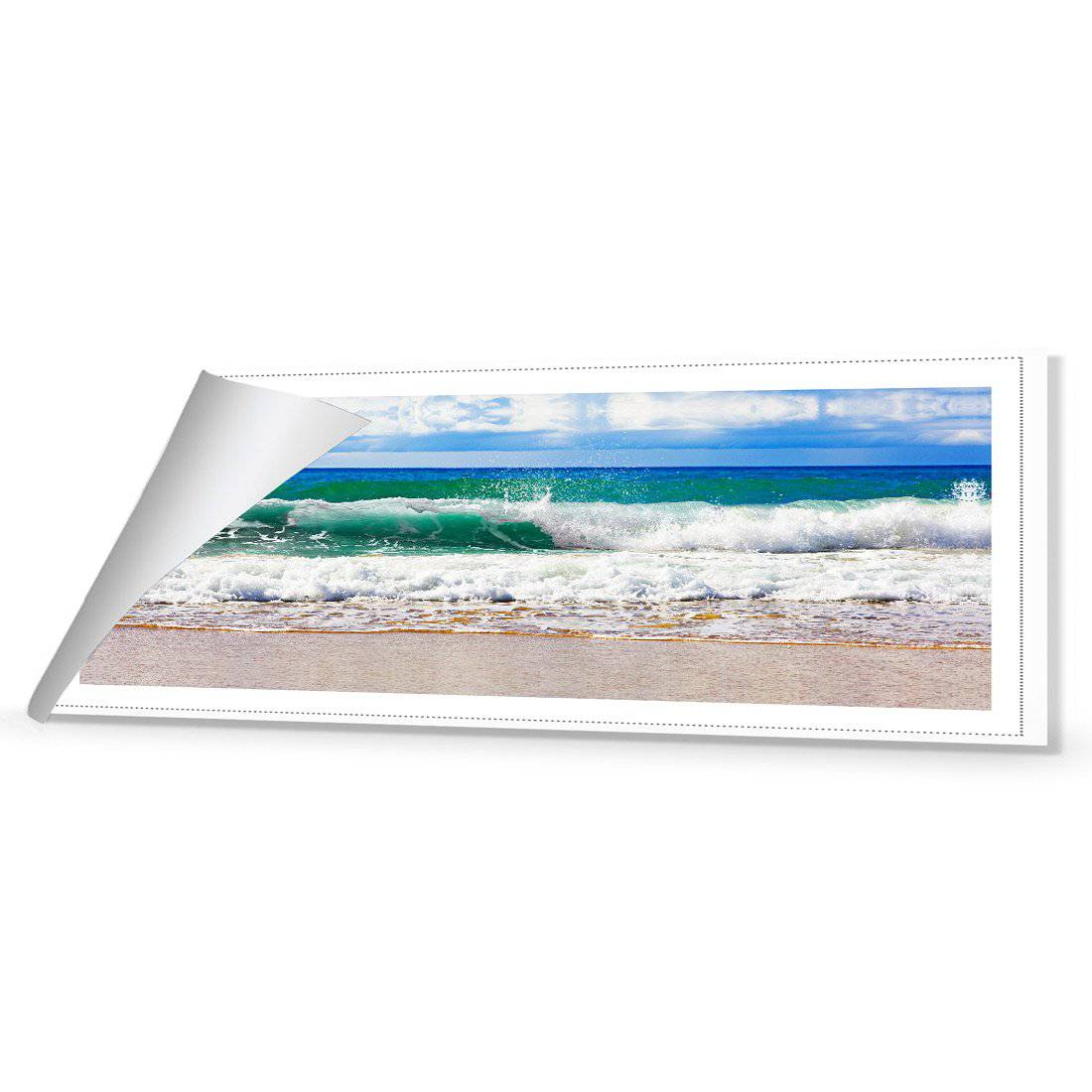 Green Wave, Long Canvas Art