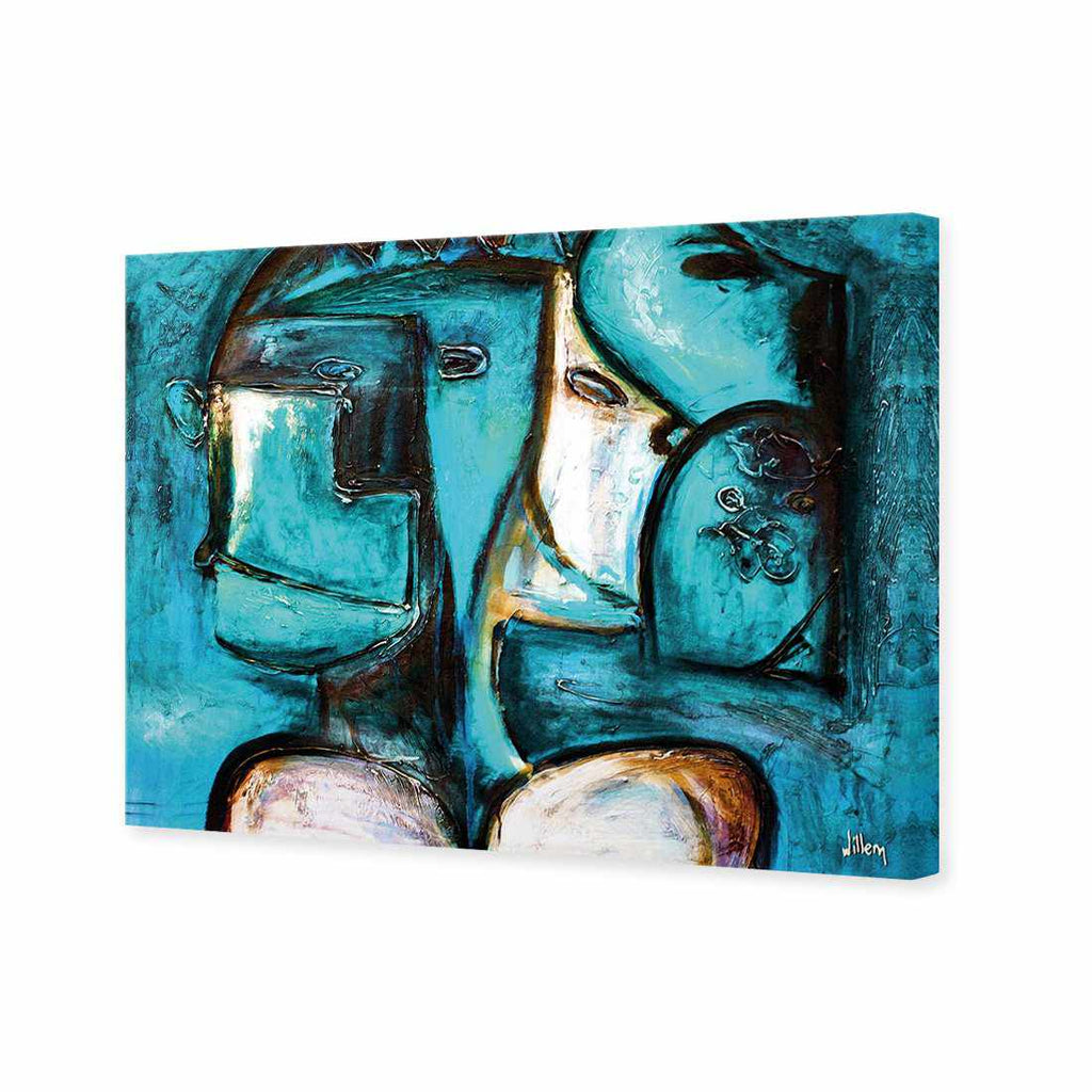 Griessel Koppen, Teal Canvas Art