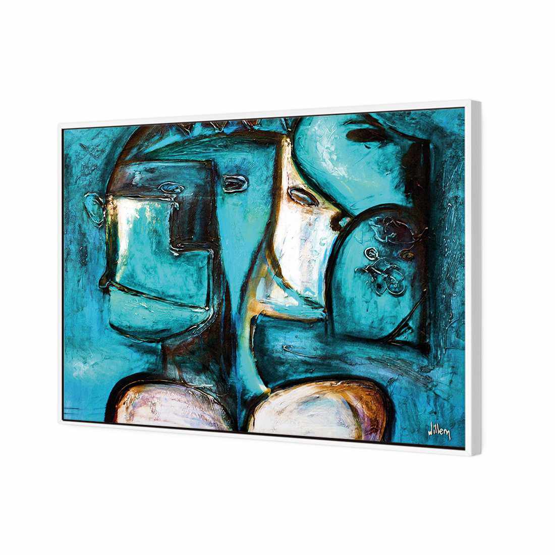 Griessel Koppen, Teal Canvas Art