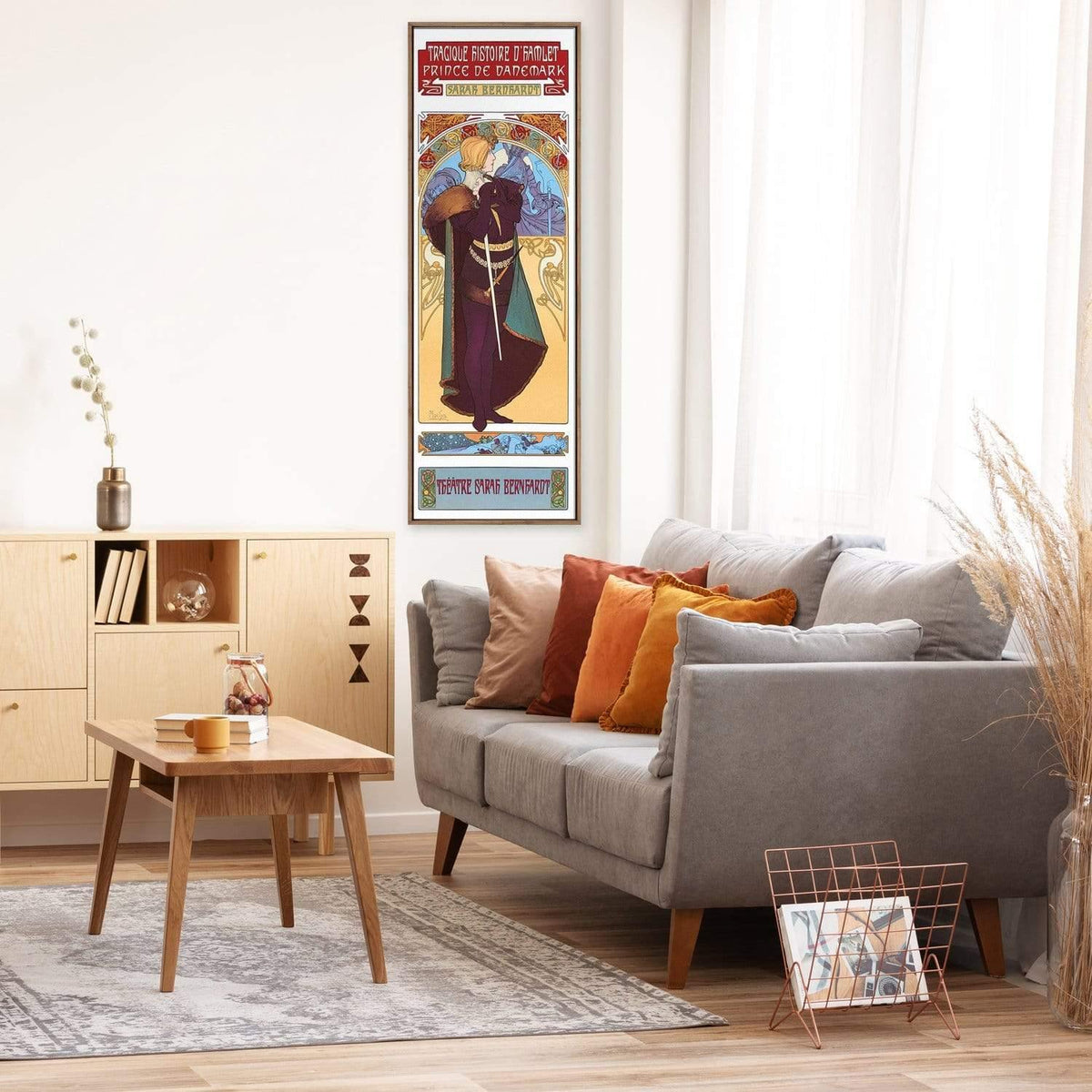 Hamlet By Alphonse Mucha Wall Art