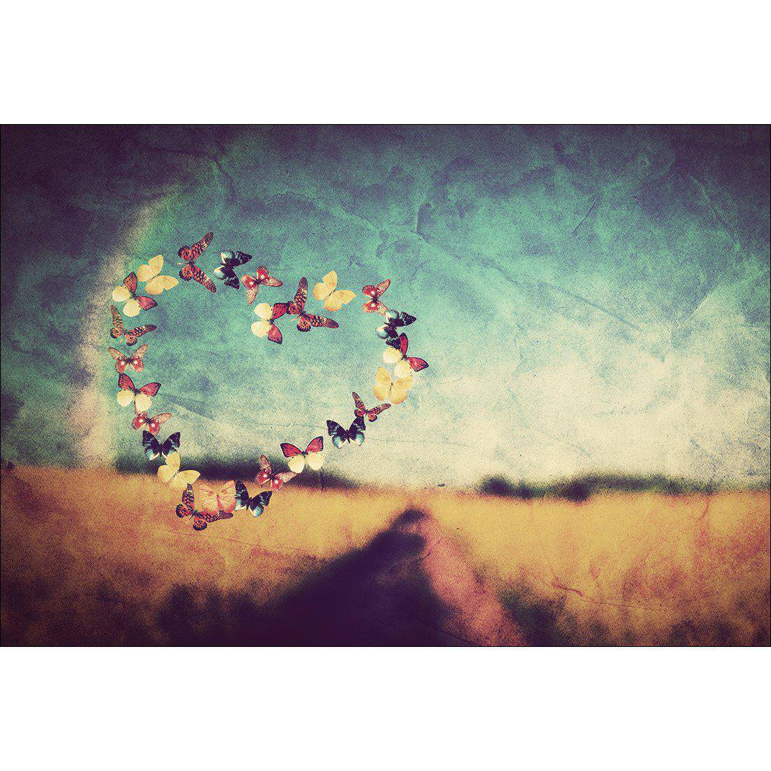 Heart Of Butterflies Canvas Art