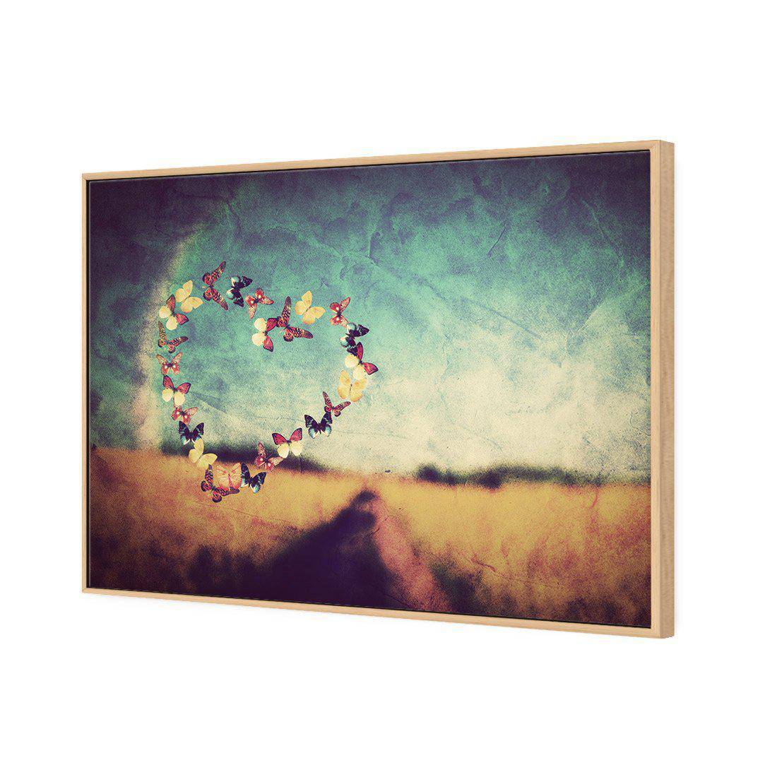 Heart Of Butterflies Canvas Art
