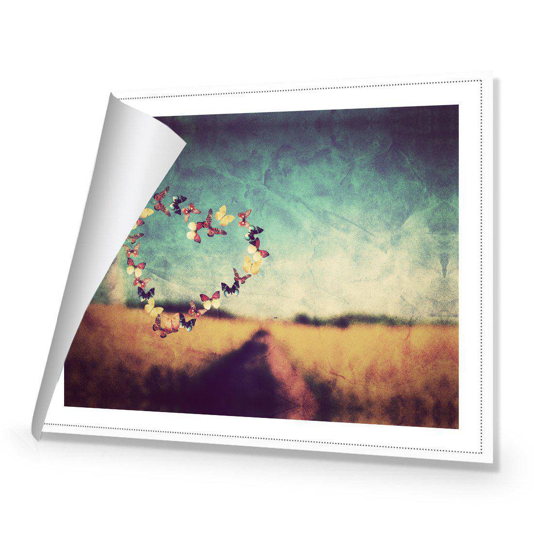 Heart Of Butterflies Canvas Art