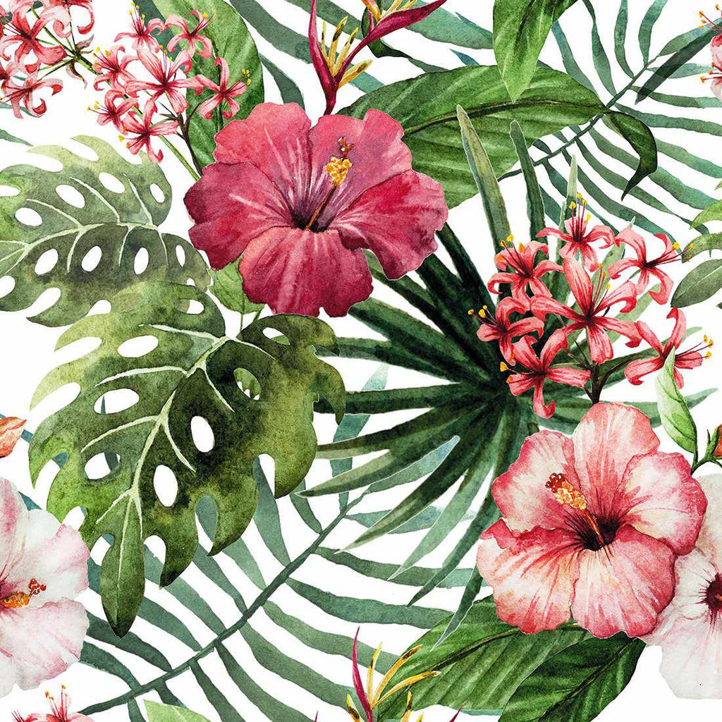 Hibiscus Array Canvas Art
