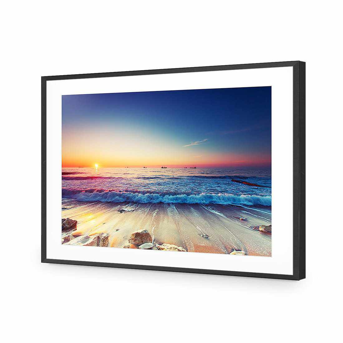 High Tide Sunset Acrylic Print Art
