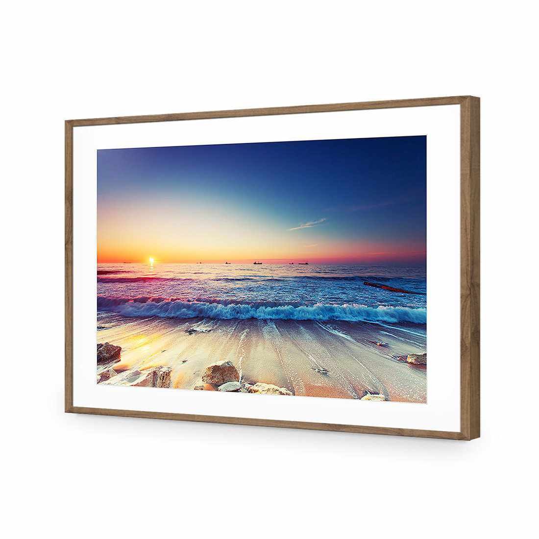 High Tide Sunset Acrylic Print Art