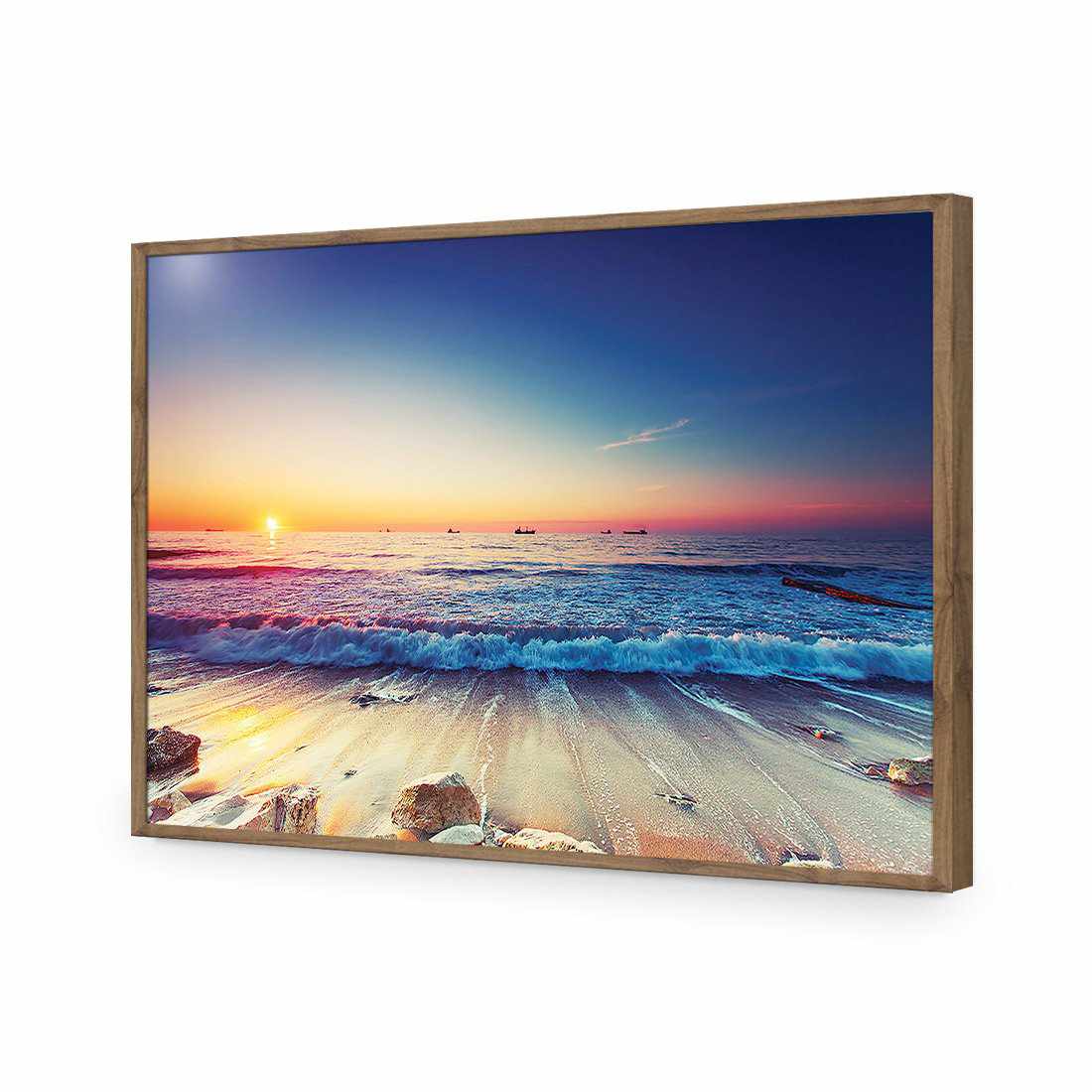 High Tide Sunset Acrylic Print Art