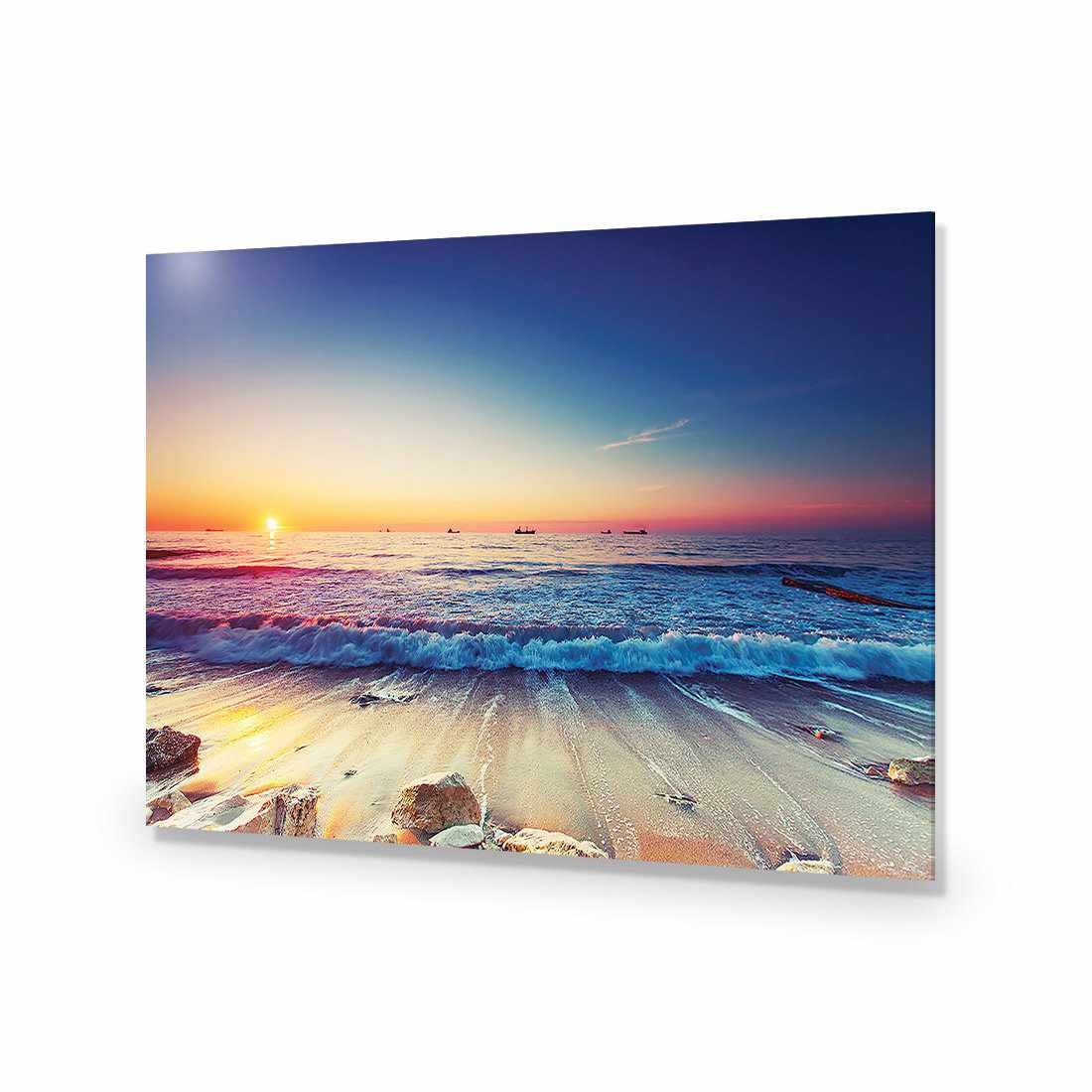 High Tide Sunset Acrylic Print Art