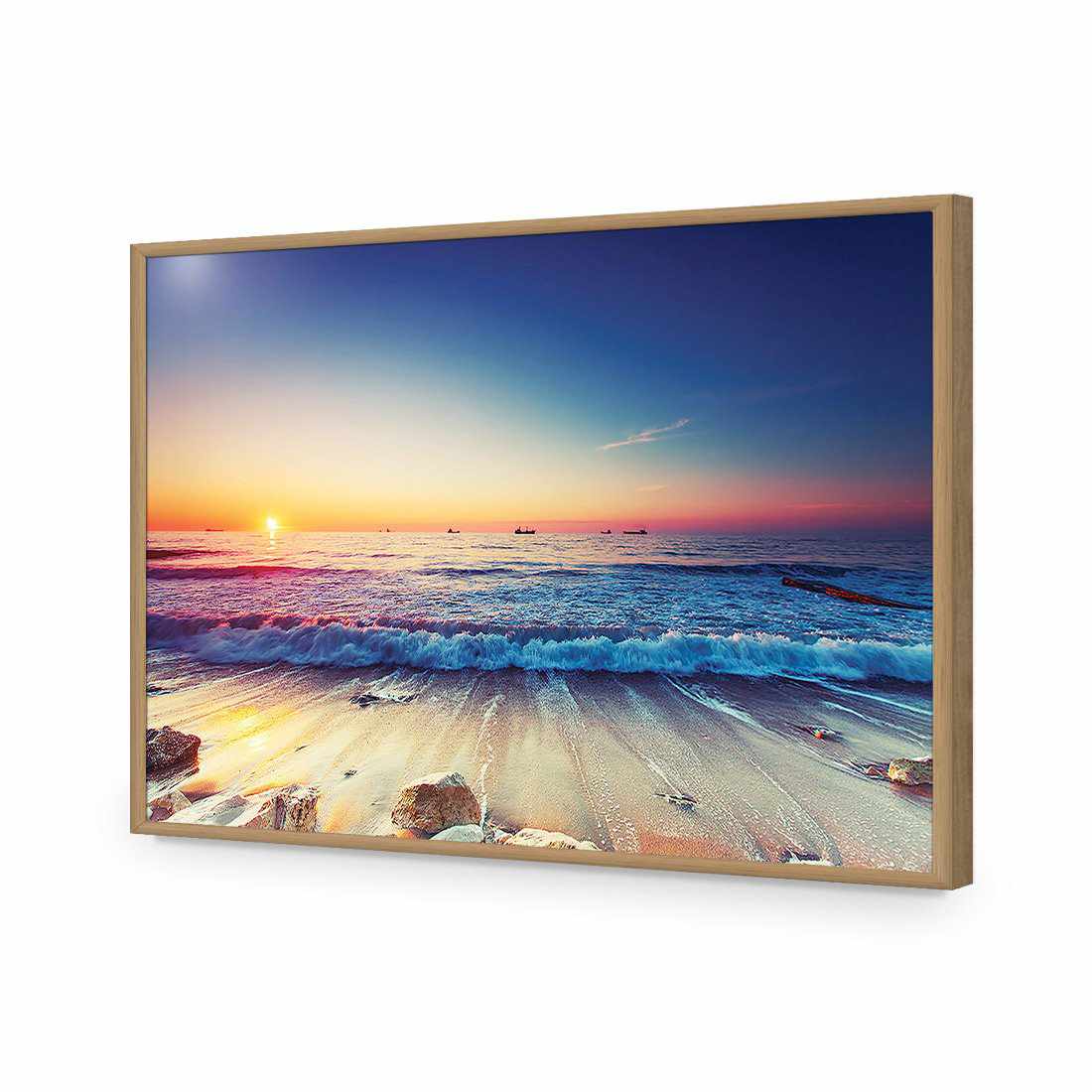 High Tide Sunset Acrylic Print Art