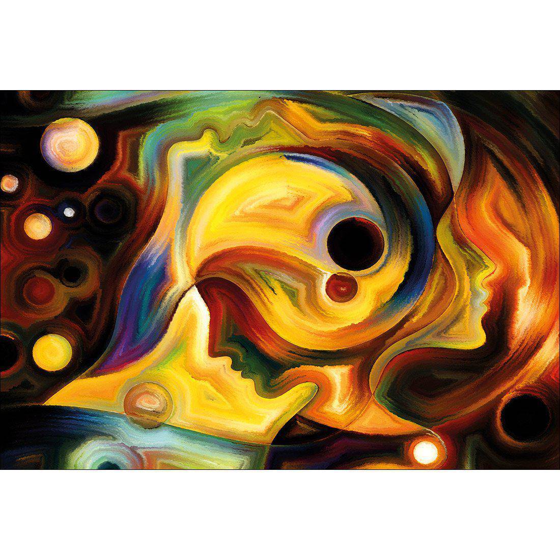 Jigsaw Faces Canvas Art