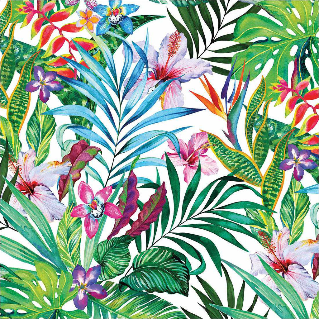 Jungle At Noon, Square Canvas Art