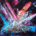 Knifestrokes, Winter with Enhanced white Canvas Art
