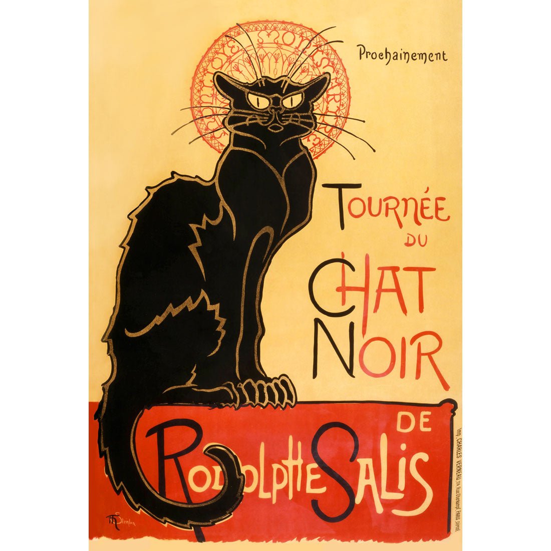 Le Chat Noir Acrylic Print Art