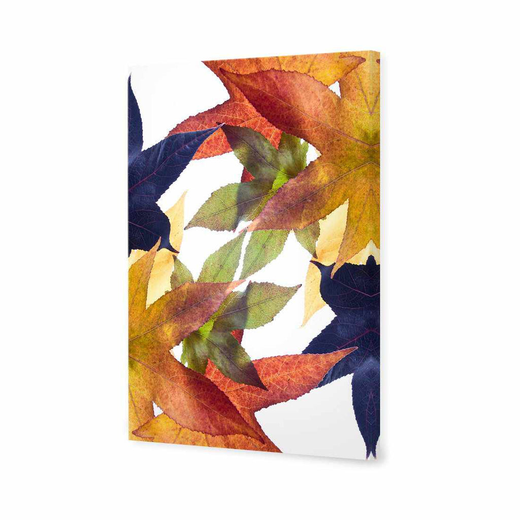 Leaf Kaleidoscope, Rectangle Canvas Art