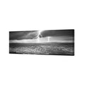 Lightning Beach, Black and White (Long)