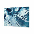 Liquified, Deep Blue Canvas Art