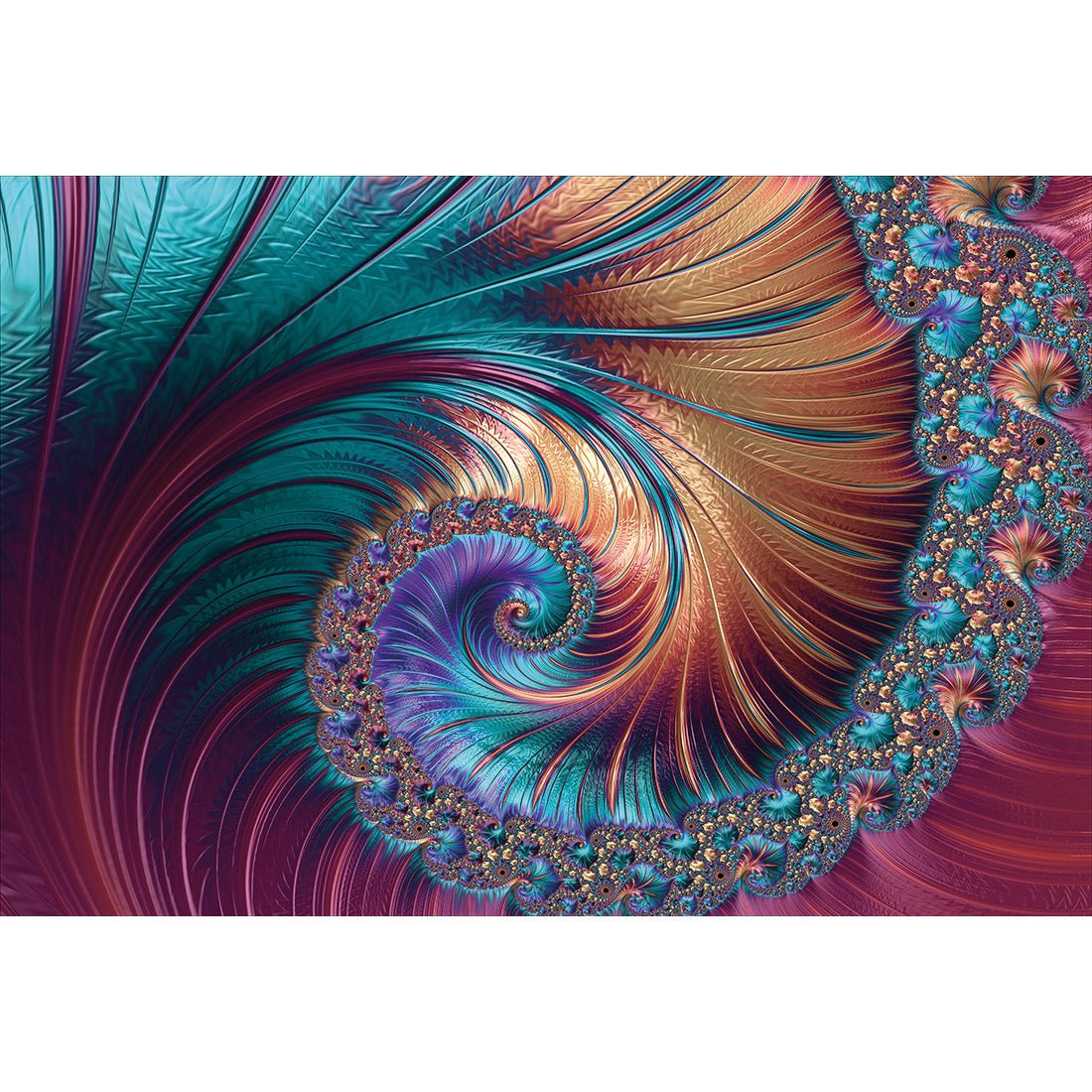 Luxe Spiral Acrylic Print Art