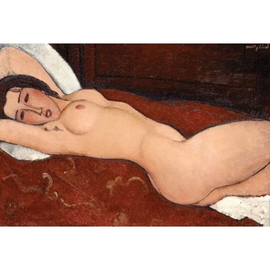 Reclining Nude By Modigliani