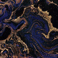 Rich Lava Flow, Blue (Square)