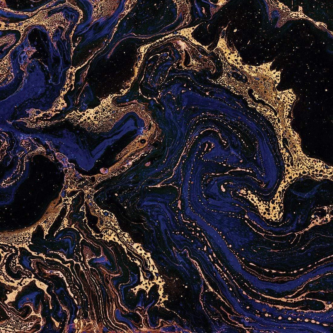 Rich Lava Flow, Blue (Square)