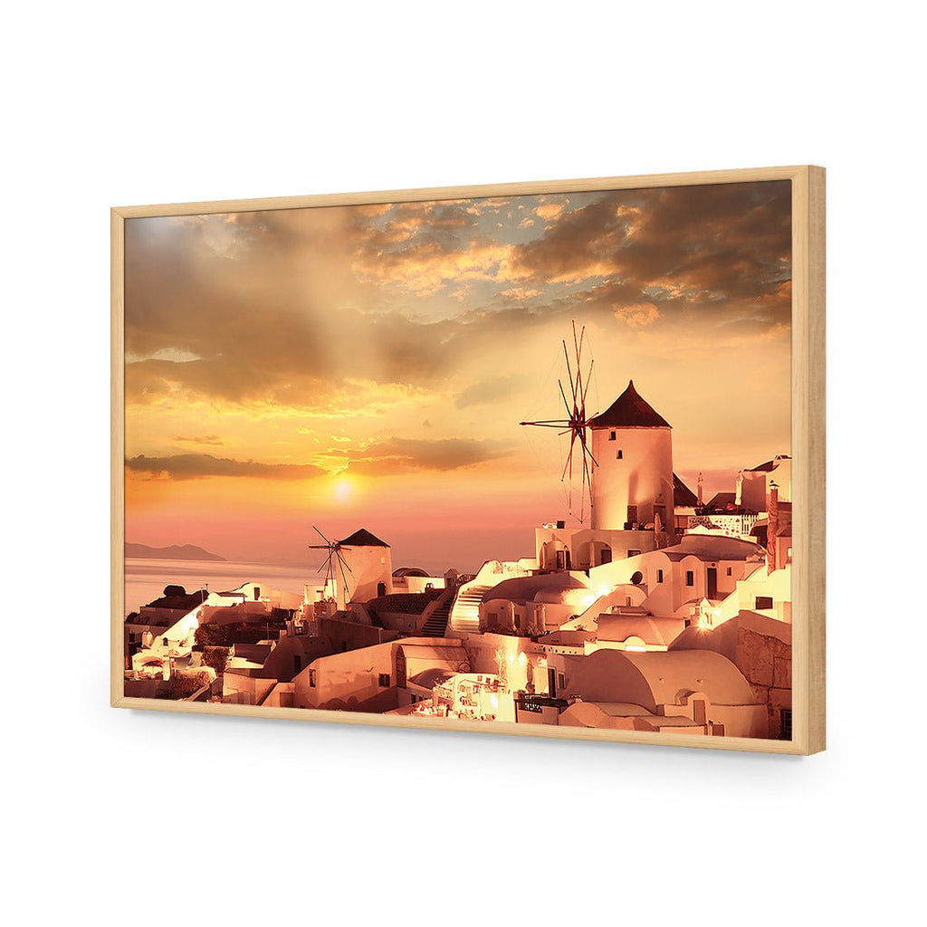 Santorini Windmill Sunset