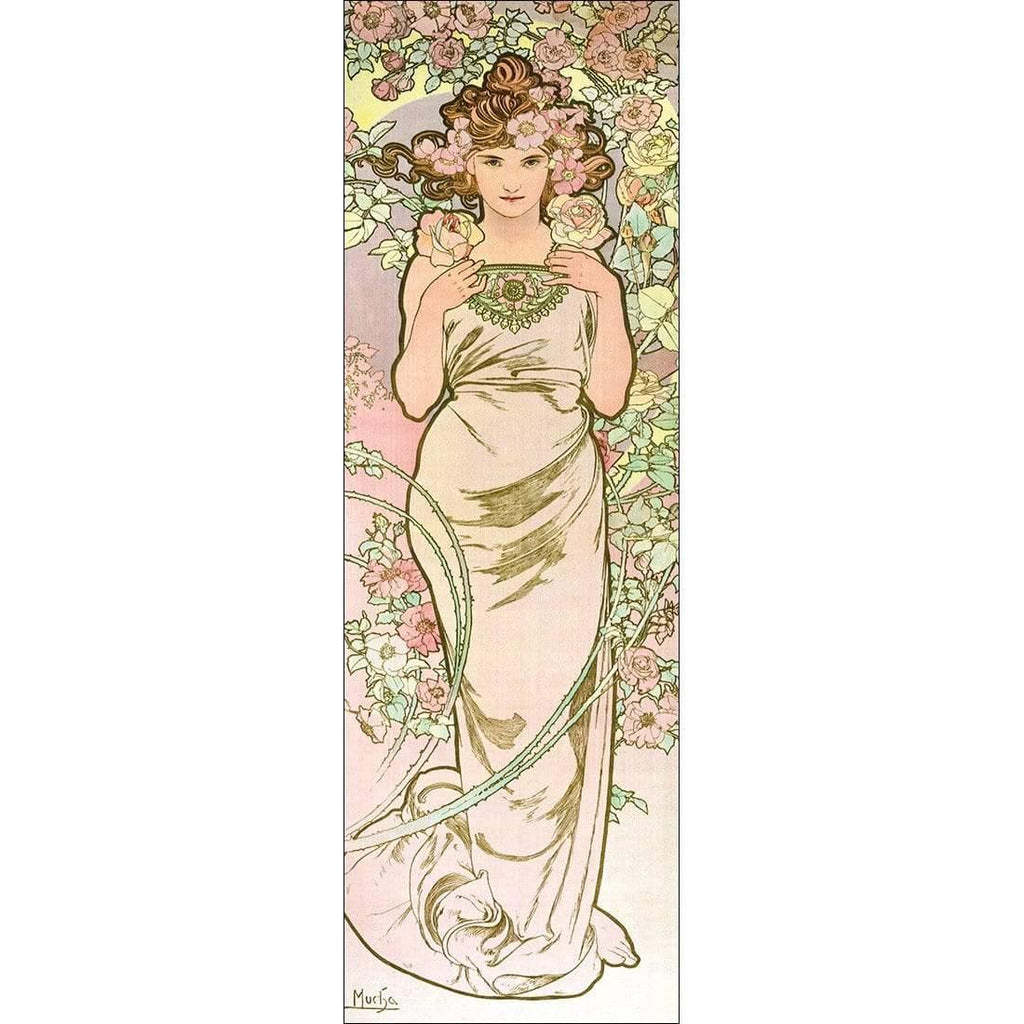 The Rose by Alphonse Mucha