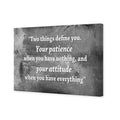 Two Things Define You, Black and White