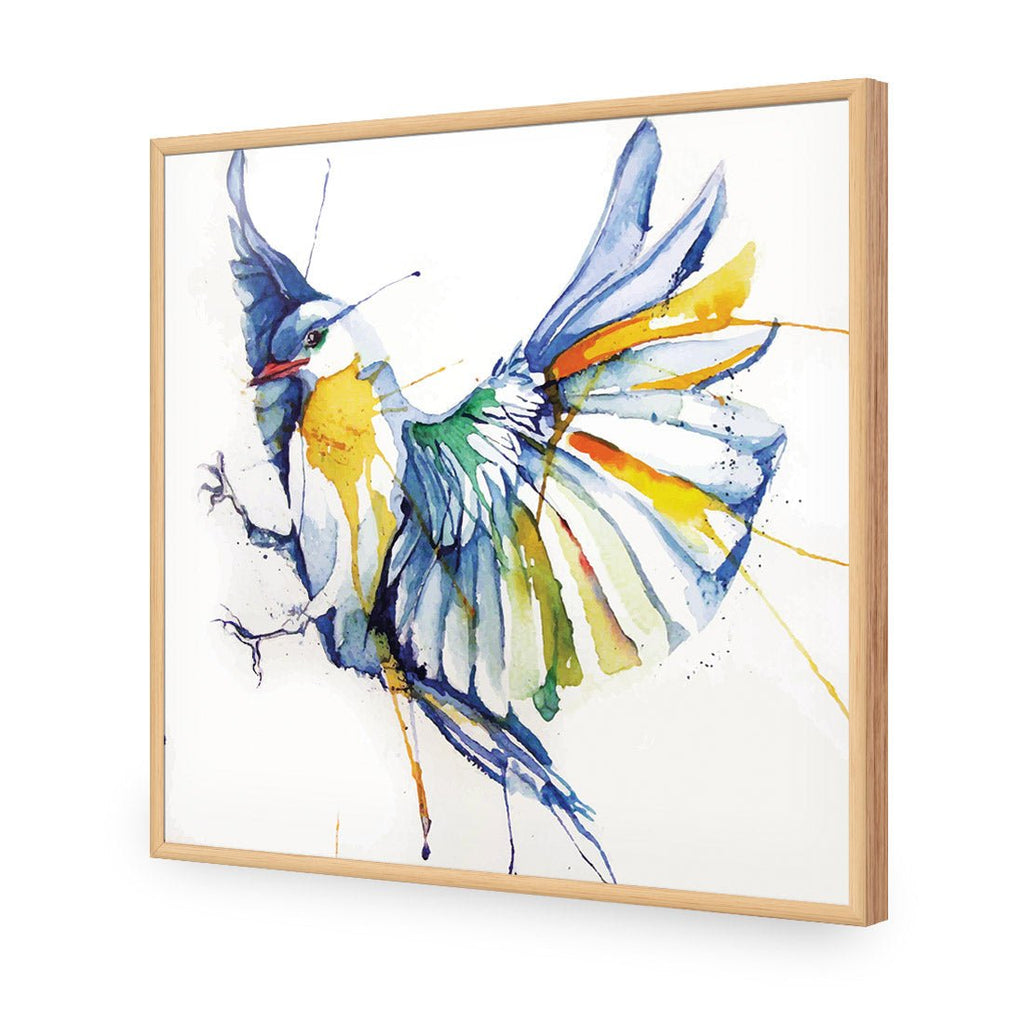 Watercolour Bird (square)