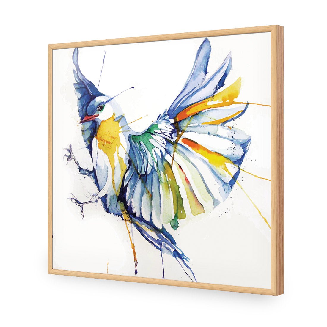 Watercolour Bird (square)