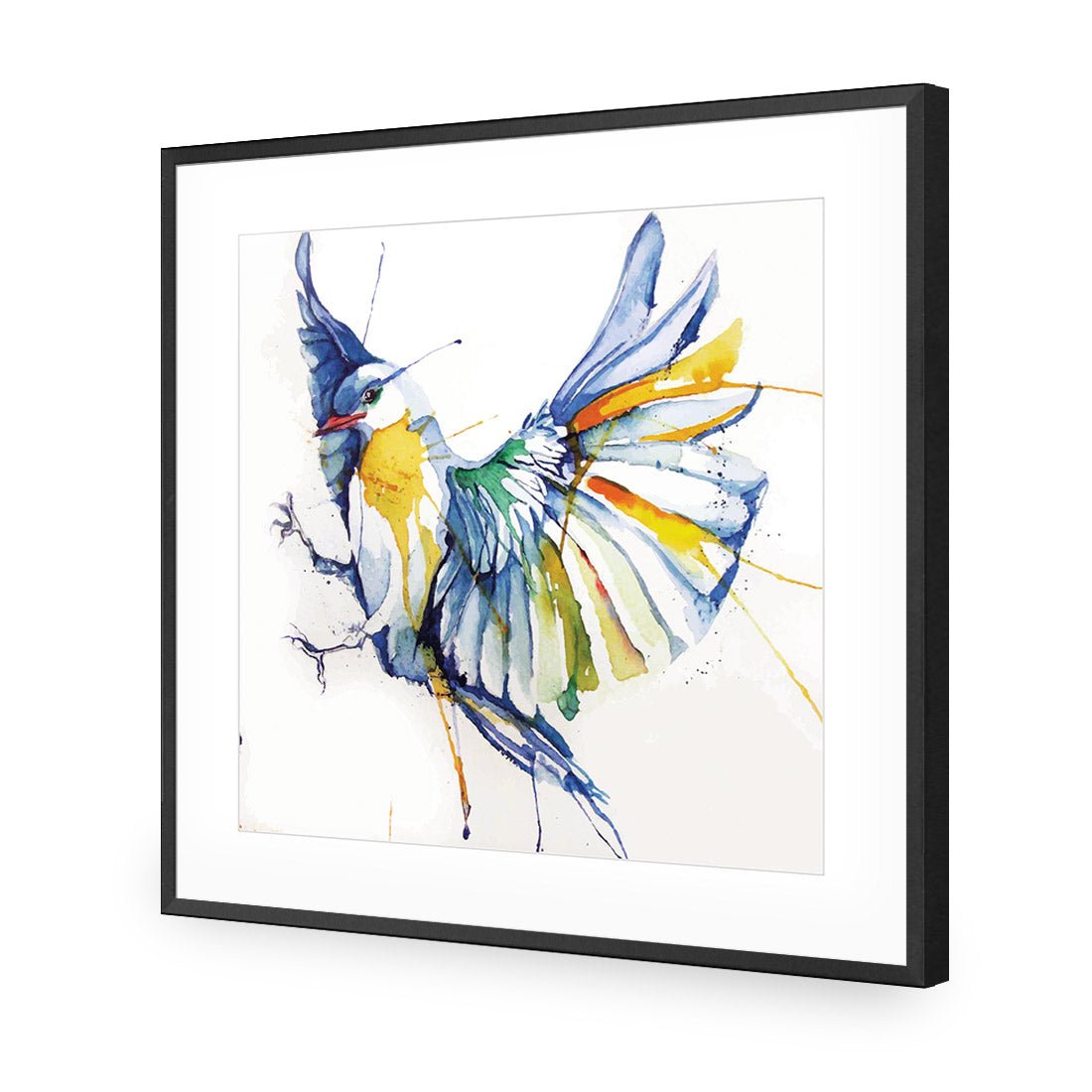 Watercolour Bird (square)