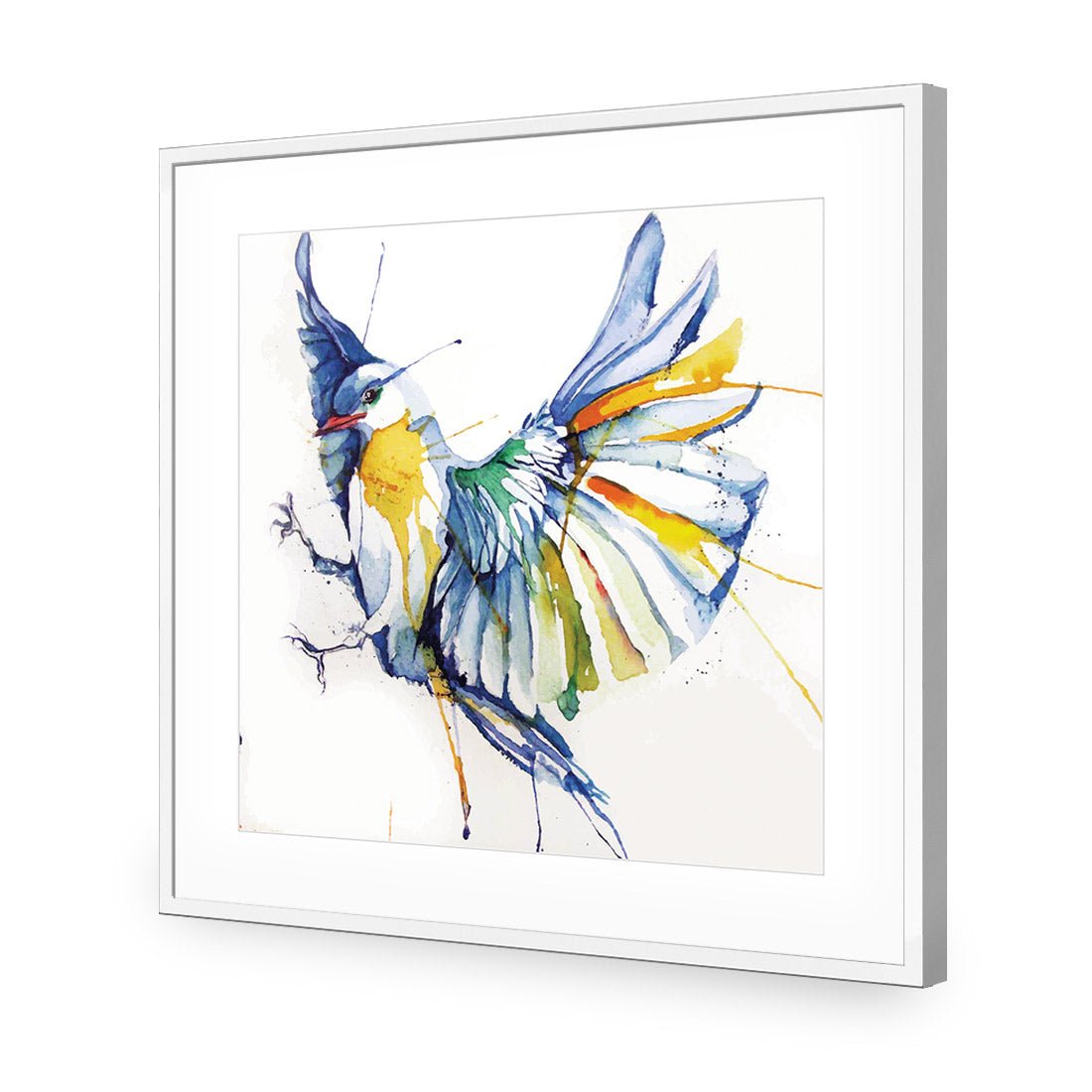 Watercolour Bird (square)